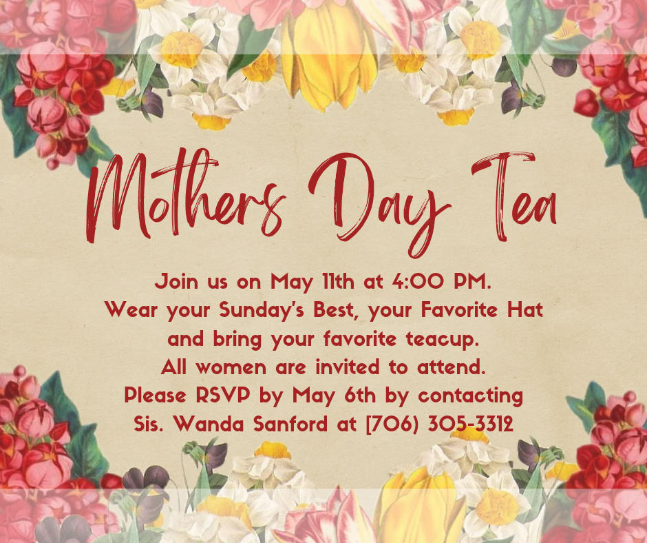 Mothers' Day Tea 2024